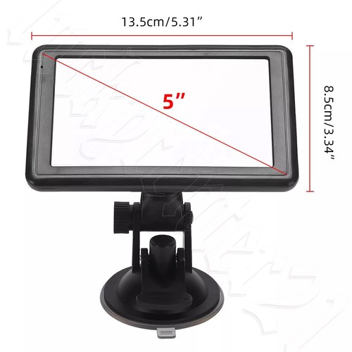 5" Truck GPS Navigator Car Auto LCD Navigation Sat Nav Lifetime Map Speedcam MP3 - Picture 5 of 12
