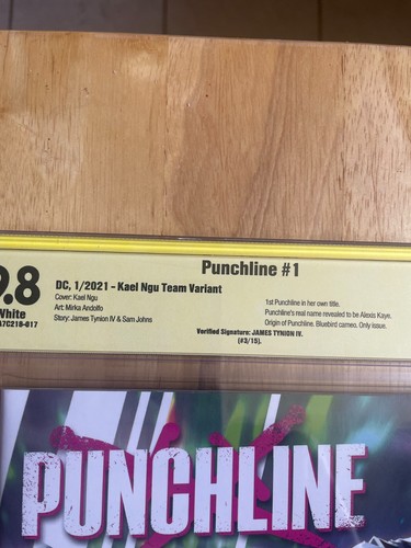 PUNCHLINE #1 - KAEL NGU TEAM VARIANT COVER - CGC 9.8 - Picture 4 of 6