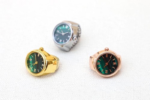 Stylish Mini Watch Ring for Men & Women – Party, Business, Cocktail Wear - 第 10/16 張圖片