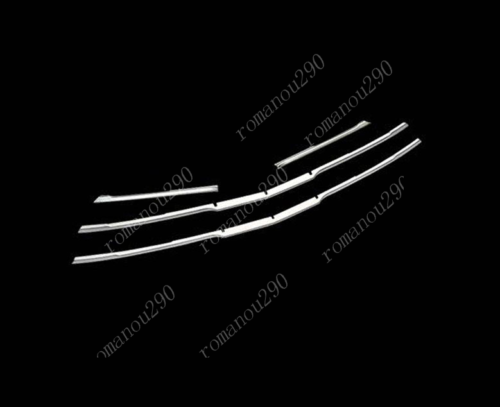 For Cadillac XT5 2017-2019 S.Steel Chrome 4X Front Bumper Grill Strip Cover Trim - Imagen 2 de 10