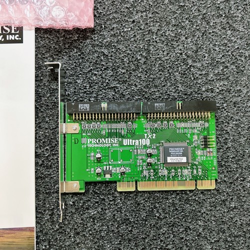 PROMISE Ultra 100 TX 2 Ultra ATA 100 Controller PCI Win 95,98,200,ME,NT Driver - Foto 2 di 3