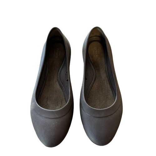 Women’s Crocs Size 8 Grayish Brown Ballet Flats - Bild 2 von 10