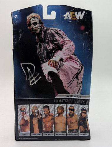 *Damage Box *2025 AEW Jazwares Unmatched Collection Series 11 #83 Darby Allin - Picture 2 of 2