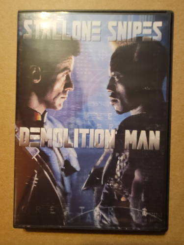 Demolition Man DVD (gebraucht, 1993) Sylvester Stallone, Wesley Snipes