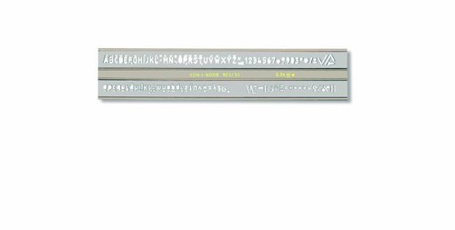 Schriftschablone Buchstabenschablone Schablone Zahlen Buchstaben 2,5 -20 mm - Bild 3 von 9