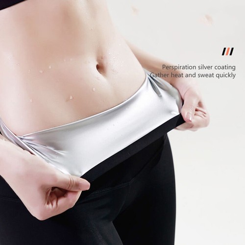 Women Fitness Sweat Sauna Shorts Body Shaping Pants Weight Loss Waist Trainer US - Picture 9 of 14