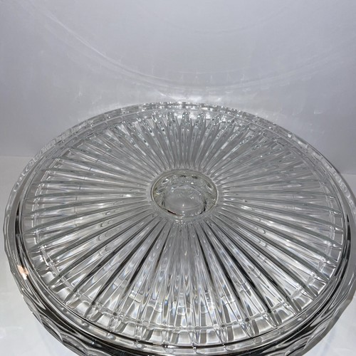 Shannon by Godinger Domed Crystal Pedestal Cake Stand - Picture 8 of 14