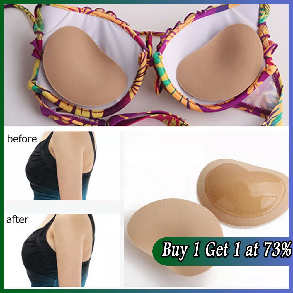 1 Pair Silicone Gel Bra Breast Enhancers Push Up Pads Chicken Fillet Insert  UK