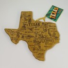 Totally Bamboo Destination Texas State Cutting and Serving Board - Cracked