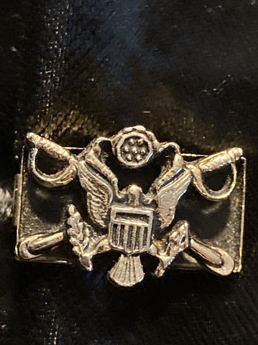 VIntage  Swank Eagle Military Style Tie Bar - Picture 2 of 4