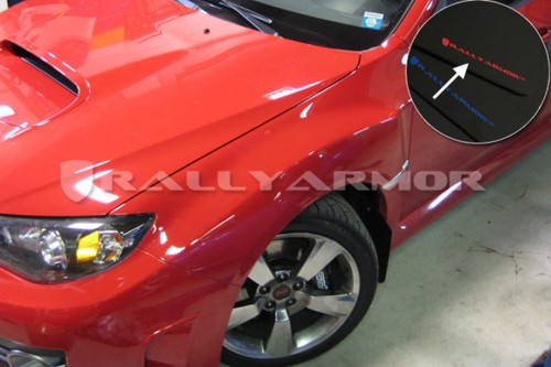 Rally Armor FITS 08-11 Subaru STI (Hatch Only) / 11-14 WRX (Hatch Only) Black UR - Foto 5 di 7
