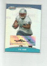 2004 BOWMAN'S BEST #144 P.K. SAM   AUTO  RC   E53