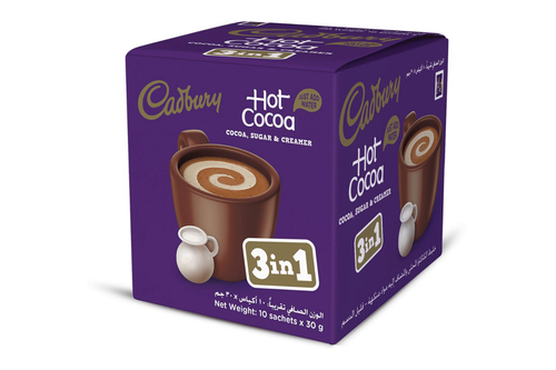 Cadbury Hot Cocoa Powder ( 3 in 1 ) 10 Sachets x 30g - Picture 5 of 12