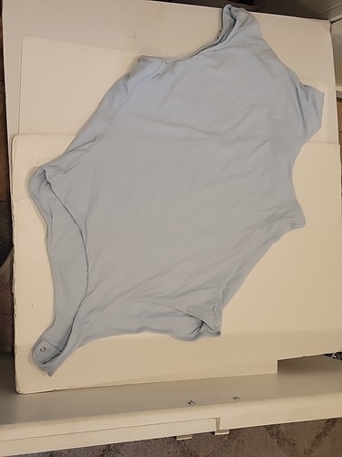 * Body tanga cuello alto SKIMS se adapta a todos 3X azul claro nuevo sin caja - Imagen 7 de 8