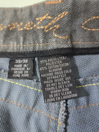 Vintage Kenneth Cole New Yorkds grau gerade Herrenjeans Größe 33/32 - Bild 7 von 10