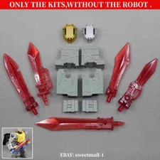 3D DIY Filler Crown Transparent Sword Upgrade Kit For SS86 Comic Grimlock