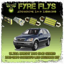 White LED interior lights package kit for 2003-09 Sorento 11 pcs 3014 series SMD