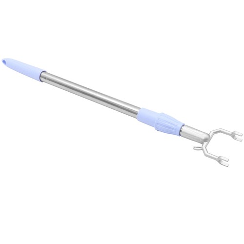 Telescopic Clothes Fork Rod Drying Household Reach Garment Pole Reaching Hook - Picture 6 of 12