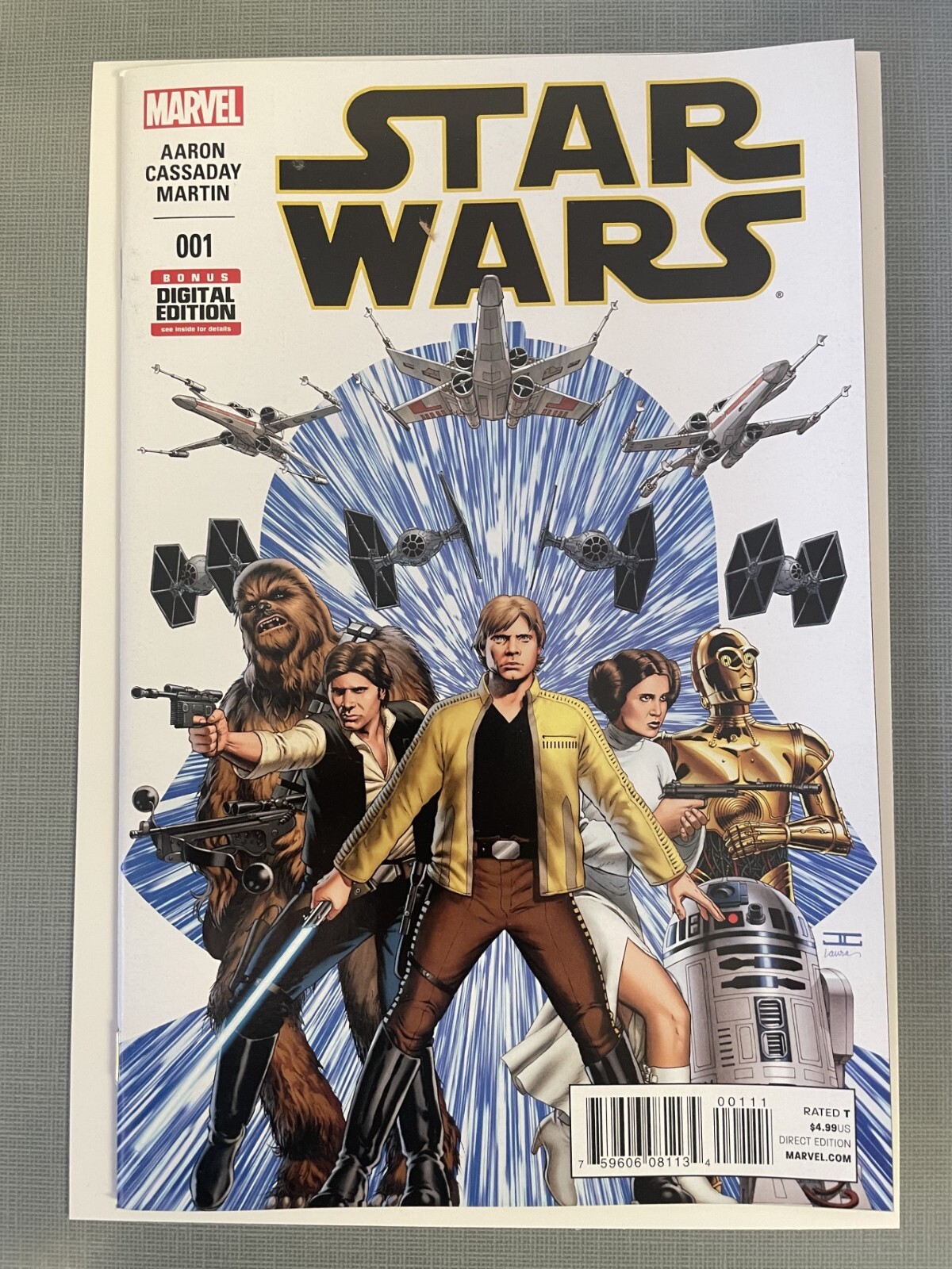 MARVEL COMICS STAR WARS #1 NEAR MINT UNREAD COPY 2015 JOHN CASSADAY 1ST PRINT