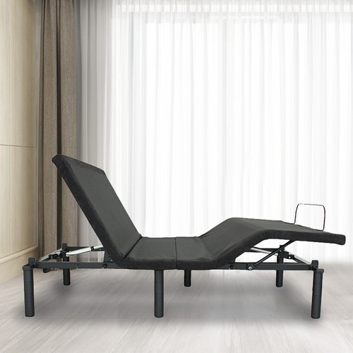King/Queen/Full/Twin XL Electric Adjustable Bed Frame Base Stress Remote Control - Picture 2 of 27