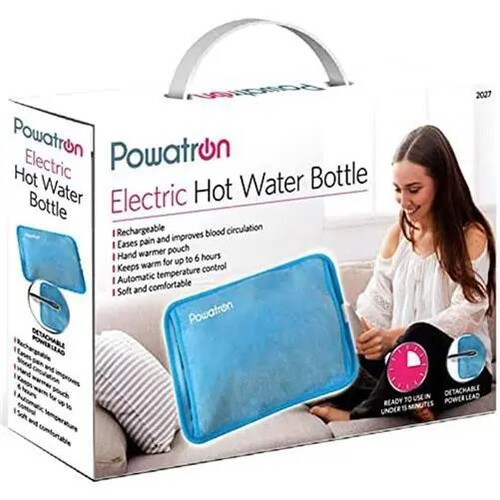 Hot Water Bottle Bed, Hand Warmer Electric Rechargeable Fleece - Picture 2 of 34