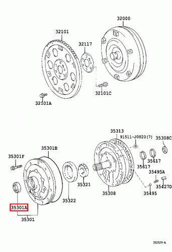 Genuine LandCruiser 105 Series 1FZ 1HZ Front Oil Pump Oil Seal - Picture 8 of 20