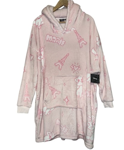 Authentische Disney Aristocats Marie Plüschdecke Hoodie Einheitsgröße
