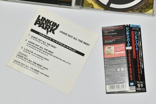 LINKIN PARK Leave Out All The Rest Japan CD Single OBI Jewel Shinoda Bennington - Picture 4 of 4