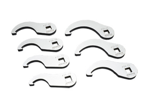 ASAHI TOOLS 3/8" Hahnenfuß Schraubenschlüssel Hakenschlüssel Typ 7-teiliges Set VCK3 heiß geschmiedet Japan - Bild 2 von 6