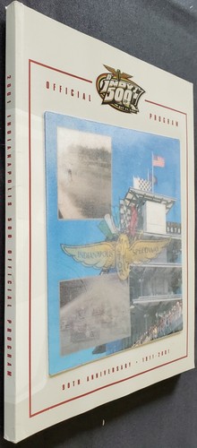 2001 Indianapolis Indy 500 Hélio Castroneves Win Official Race Program Magazine - Picture 4 of 24
