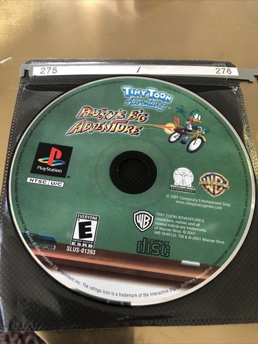 Tiny Toon Adventures: Plucky's Big Adventure (Sony PlayStation 1, 2001)disc only - Picture 1 of 2