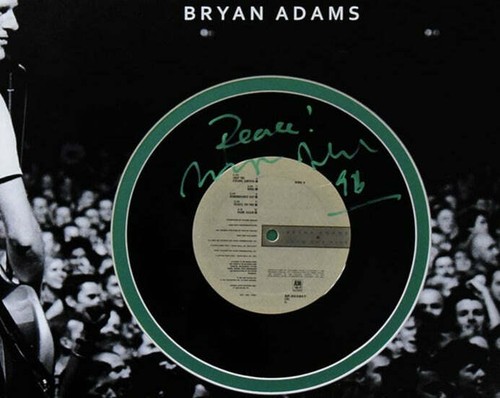 BRYAN ADAMS Autograph Signed 20x24 Vinyl Album Display, ACOA - Picture 2 of 3