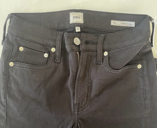 Anthropologie Skinny Jeans Black Size 24 - Picture 2 of 9