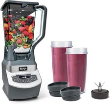Ninja Professional Countertop Blender 1100 Watts 3 speeds pulse & single serve