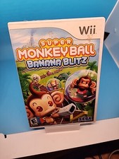 Super Monkey Ball: Banana Blitz CIB (Nintendo Wii, 2006) - Complete