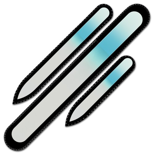Mont Bleu Gift Set of 3 Crystal Nail Files - Quality Glass Nail Files for Women - Picture 35 of 79