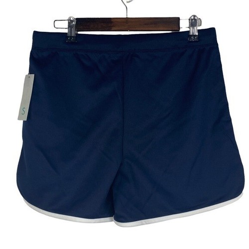Silverwear marineblau weiß Trim Kordelzug Sportshorts Damen Small NEU - Bild 2 von 5