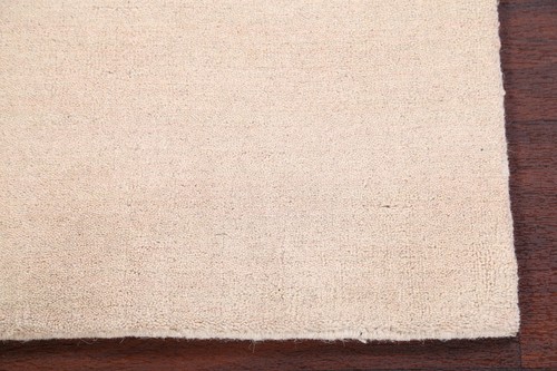 Exquisite Ivory Color Handmade Wool Gabbeh Indian Rug 5x8 ft. - Picture 5 of 9