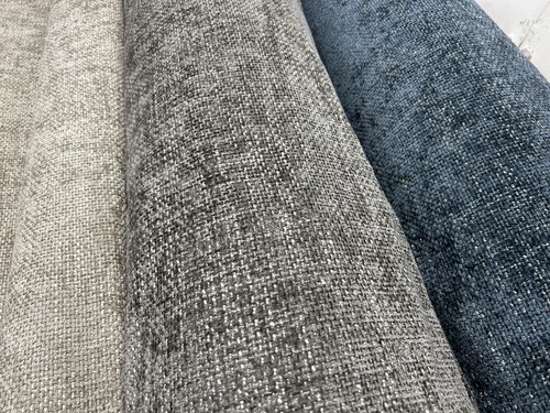 UPHOLSTERY CHENILLE PLAIN CHUNKY TEXTURED HOPSACK FABRIC 140CM WIDE By Next - Picture 5 of 25