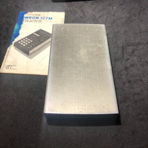 OMRON Micro Calculator 127M Rare Vintage Working Item Collection Case - Picture 7 of 8