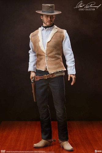 VORVERKAUF GUTSCHEIN €389,00 Sideshow MANN OHNE NAMEN Clint Eastwood 1/6 Puppe FIGUR - Bild 6 von 13
