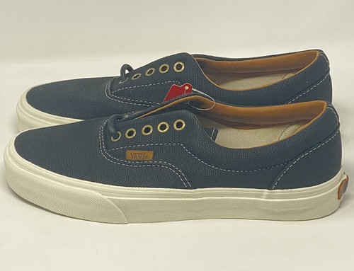 Vans Era schwarz beschichtet Canvas Sneaker Schnürschuh Halbschuh Herren 7,5 Damen 9 - Bild 5 von 11