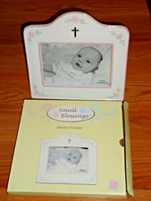 Russ SMALL BLESSINGS BABY Photo Picture Frame w/Box