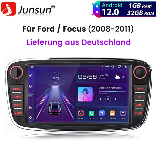 Per Ford Focus 2008-2011 Android12 Autoradio Stereo GPS NAVI BT WIFI DAB+1+32GB- Per Ford Focus 2008-2011 Android12 Autoradio Stereo GPS NAVI BT WIFI DAB+1+32GB-