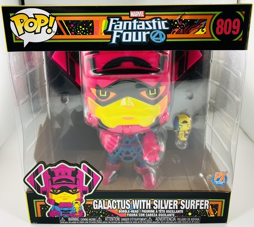 SET OF 2 FUNKO PX EX 809 GALACTUS W/ SILVER SURFER CHASE + REG ED  LIFEBRINGER - Picture 2 of 8