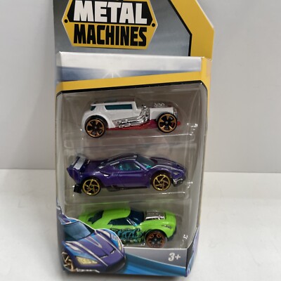 Zuru Metal Machines Die Cast Custom Cars 1:64 3 Pack Nitro-Rush-Specter New