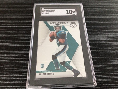2020 Panini Mosaic NFL Debut Jalen Hurts RC #265  SGC 10  #8224682 - Picture 1 of 3