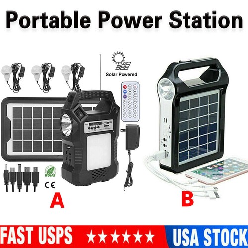 Portable Solar Power Station Generator Rechargeable Backup Emergency Power Bank - Picture 15 of 15