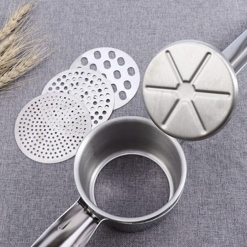 Potato Ricer Stainless Steel Non-slip Handle Masher Fruit Yams - Picture 2 of 8