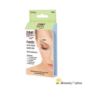 Black Godefroy 28 Day Singles Mascara Permanent Eyelash and Eyebrow Tint Kit